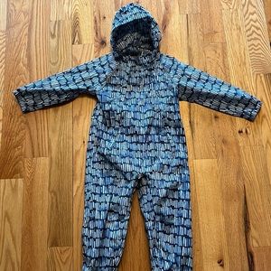 LL Bean Toddler Rain Suit Bunting